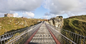 Ney & Partners_William Matthews Associates_Tintagel Footbridge_00 ©Hufton Crow